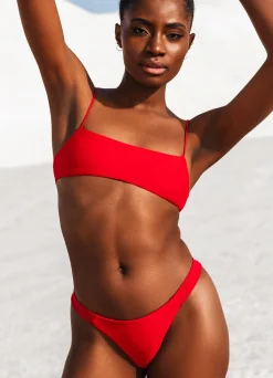 Ark Swimwear Banded|Banded Bikini Red