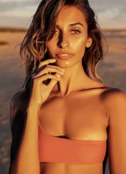 Ark Swimwear One Shoulder|One Shoulder Rust