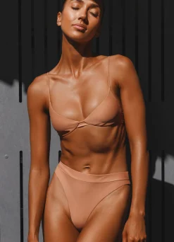 Ark Swimwear High Waist|High Waist Bikini Tan