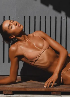 Ark Swimwear Underwire Bralette|Underwire Bralette Top Tan