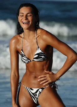 Ark Swimwear Triangles|Triangle Bikini Zebra